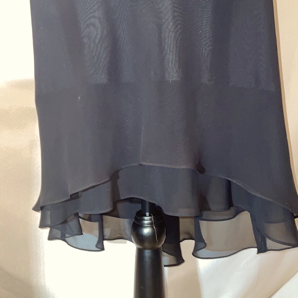 Jones Wear Asymmetrical Black Dress - Picture 4 of 8